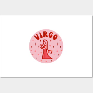 Virgo Zodiac Sign Posters and Art